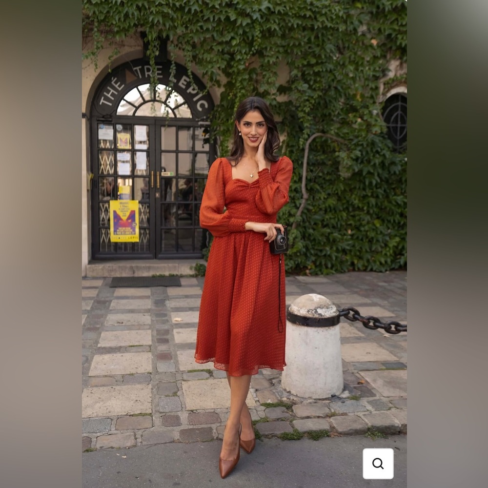 Amber Dress Chiffon Silk by Gaala | Paris, size M or 40